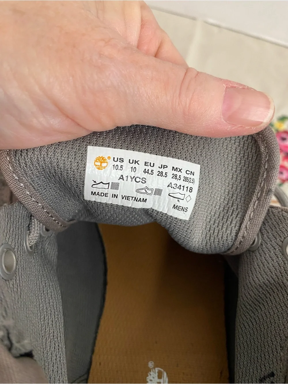 Timberland Nordstrom Men's Chukka Boots in Grey/Taupe Canvas